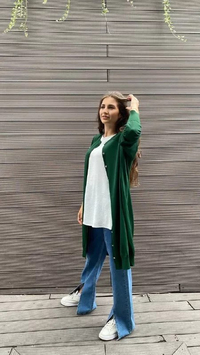 İnvee 6283 Zümrüt Yusufçuk Hırka