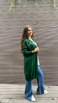 İnvee 6283 Zümrüt Yusufçuk Hırka