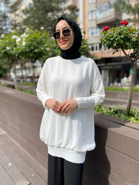İnvee 6419 Ekru Caz Tunik