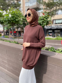 İnvee 6419 Kahve Caz Tunik