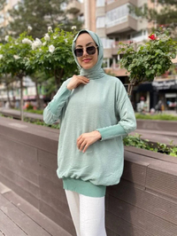 İnvee 6419 Limon Küfü Caz Tunik