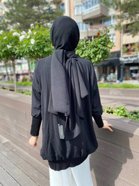 İnvee 6419 Siyah Caz Tunik