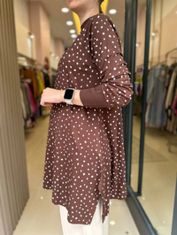İnvee 6450 Kahve Tunik