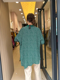 İnvee 6452 Benetton Desenli Tunik