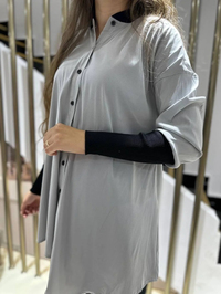 İnvee 6452 Gri Desenli Tunik