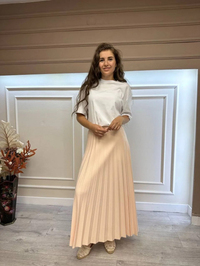 İnvee 6466 Pudra Pilise Etek