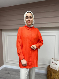 İnvee 6638 Oranj Gömlek