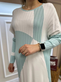 İnvee 6648 Mavi Triko Tunik