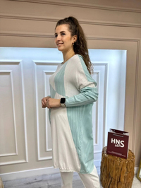İnvee 6648 Mavi Triko Tunik