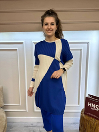 İnvee 6648 Vanilya Triko Tunik