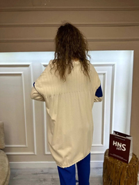 İnvee 6648 Vanilya Triko Tunik