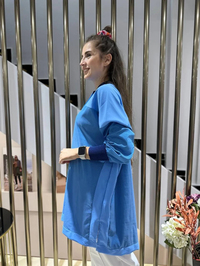 İnvee 6652 Açık Mavi Gömlek Tunik