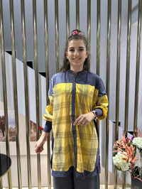 İnvee 6652 Sarı Gömlek Tunik