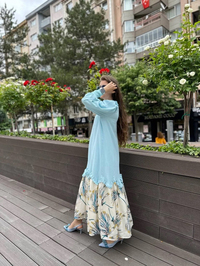 İnvee 6653 İndigo Elbise