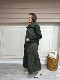 İnvee 6682 Haki Kol ve Omuz Trikolu Mont