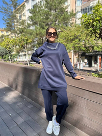 İnvee 6707 Lacivert Scuba İkili Takım