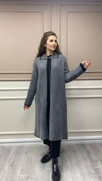 İnvee 6733 Antrasit Angora Hırka