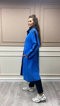 İnvee 6733 Mavi Angora Hırka