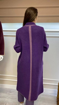 İnvee 6733 Mor Angora Hırka