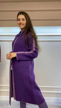 İnvee 6733 Mor Angora Hırka