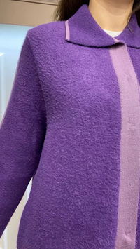 İnvee 6733 Mor Angora Hırka