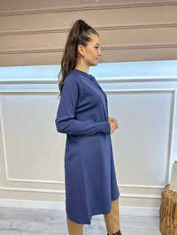 İnvee 6738 İndigo Triko Hırka