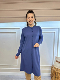 İnvee 6738 İndigo Triko Hırka
