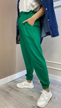 İnvee 6741 Benetton Beli Lastikli Eşofman Altı
