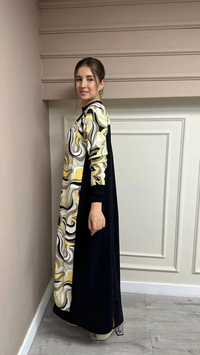 İnvee 6764 Sarı Elbise
