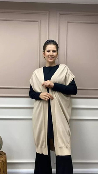İnvee 6765 Fondöten Triko Yelek