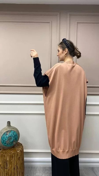 İnvee 6765 Soğan Kabuğu Triko Yelek