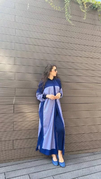 İnvee 6780 Lacivert Uzun Gömlek