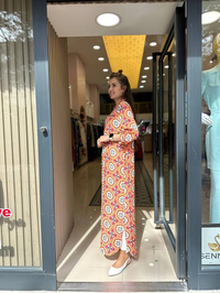 İnvee 6782 Fuşya Yanı Yırtmaçlı Kap