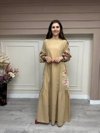 İnvee 6784 Camel Elbise