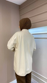 İnvee 6818 Ekru Tunik