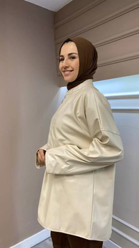 İnvee 6818 Ekru Tunik
