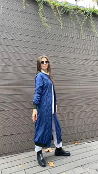 İnvee 6822 Lacivert Paraşüt Kumaş Fermuarlı Kap