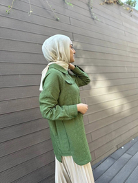 İnvee 6827 Haki Kapitone Ceket