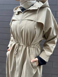 İnvee 6830 Camel Şapkalı Kap
