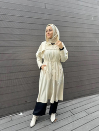 İnvee 6830 Ekru Şapkalı Kap