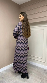 İnvee 6838 Lila Elbise