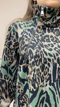 İnvee 6839 Yeşil Leopar Takım