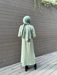 İnvee 6848 Küfrengi Güldalı Triko Elbise