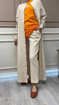 İnvee 6852 Vanilya Pantolon