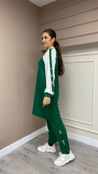 İnvee 6854 Benetton Taş Detaylı Takım