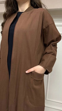 İnvee 6855 Kahve Fermuarlı Kap
