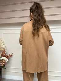 İnvee 6858 Camel Ceket