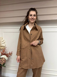 İnvee 6858 Camel Ceket