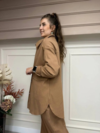 İnvee 6858 Camel Ceket