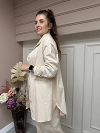 İnvee 6858 Vanilya Ceket